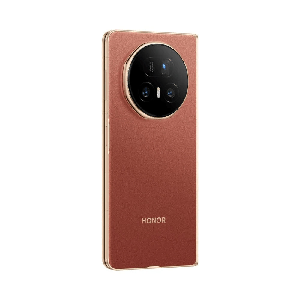 هاتف Honor Magic V5 قابل للطي 5G، شاشة 7.95 بوصة، 512 جيجابايت تخزين و 16 جيجابايت رام | بني هاتف Honor Magic V5 قابل للطي 5G، شاشة 7.95 بوصة، 512 جيجابايت تخزين و 16 جيجابايت رام | بني